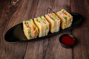 Veg Club Grill Sandwich