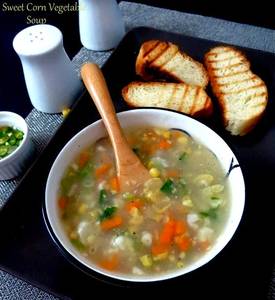 Vegetables Sweet Corn Soup