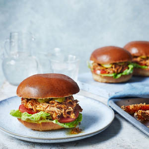 Shredded Chicken Burger 
