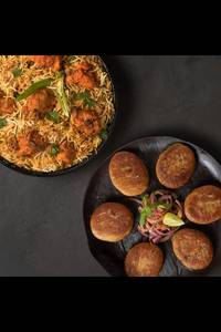 Dum Chicken Tikka Biryani [600 Gms] + Chicken Galauti [3 Pcs]