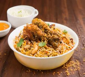 Chicken Biryani with Chicken Stick [6 Pieces]