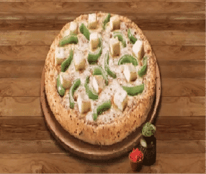 Single cheese makhani paneer pizza