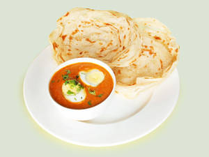 4 Porotta + Egg Curry