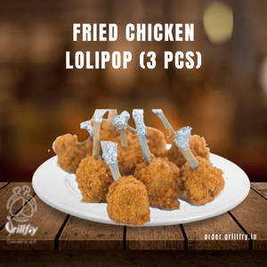Fried Chicken Lollipop (3 Pcs)