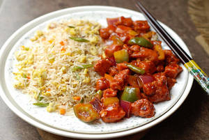 Chicken Chilly + Fried Rice