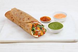 Cheesy  Paneer Tikka Wrap
