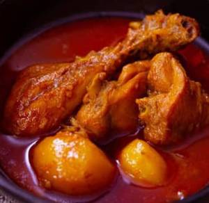 Chicken Curry Bone,potates Home Style