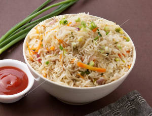 Veg Hot Basil Fried Rice