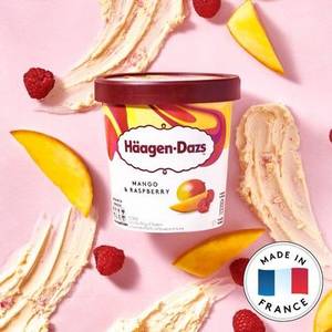 Mango Raspberry Ice Cream (100ml)
