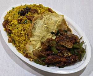 Chicken Malaysian Rice With Dry