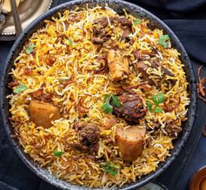 Special Mutton Biryani [2Pc,2Eggs,2Aloo, X X L 1.5Kg Container]