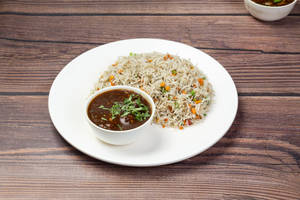 Veg Fried Rice & Manchurian