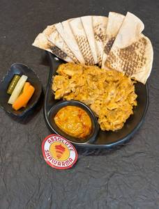 New Spicy Shawarma On Plate