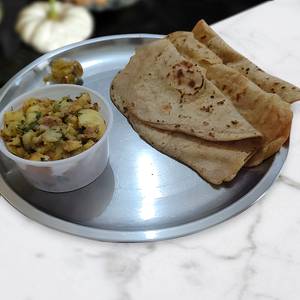 Paratha + Dry Aloo Sabzi