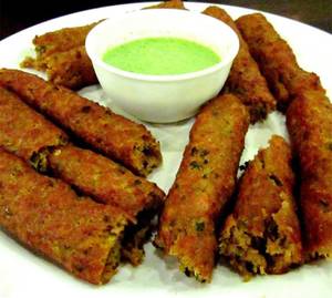 Veg seekh kebab