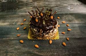 Brownie and Almond Cake