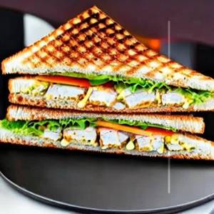 Veg club paneer sandwich