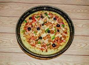 Cold Corn & Black Olive Pizza