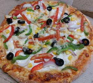 Grilled veg loded pizza
