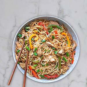 Paneer Hakka Noodles 