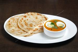 5 Parotta with Egg Masala (Full)