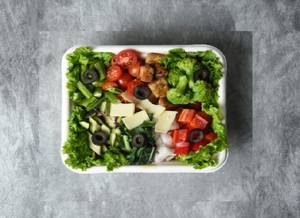 Cheddar Kale Caesar Salad