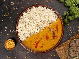 Dal Tadka With Jeera Rice