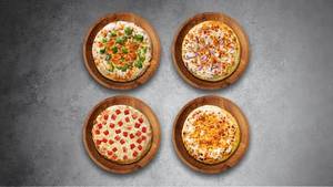 Veg Single Combo  4 Pizza