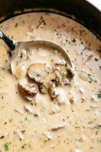 Mushroom cream of soup
