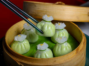 Truffle Edamame Dumpling 6 Pcs