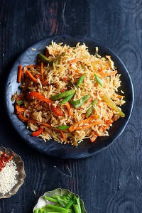 Schezwan Chicken Fried Rice