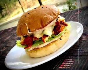 Tandoori Chicken Cheese Burger