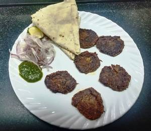 Mutton Shami Kabab [6 Pcs] With Roomali Roti