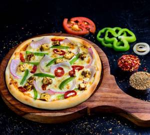 Paneer cheese pizza