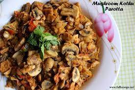 Mushroom Kothu Chappathi