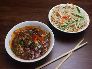 Hong Kong Noodle Combo( Veg)