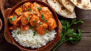 Chicken curry with rice