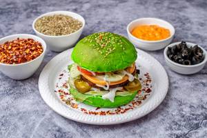 Popeye Green Burger