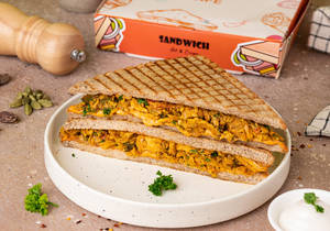 Kadhai chicken sandwich