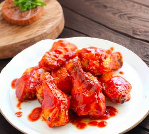 Chcken Wings in Barbeque Sauce [4 Pieces]