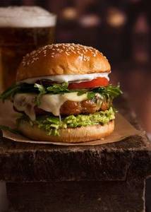 Grilled chicken burger