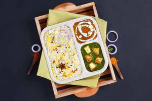 Palak Paneer & Dal Rice Lunchbox