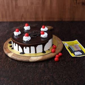 Black Forest Cake Eggless