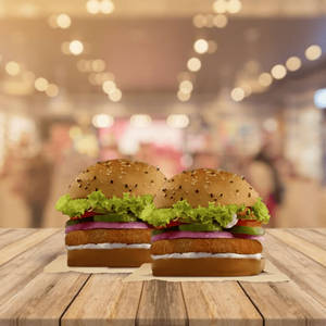 Royal Veg Burger With Royal Veg Burger