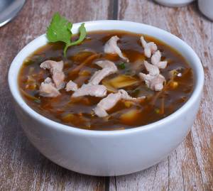 Burnt Garlic Soup Non Veg