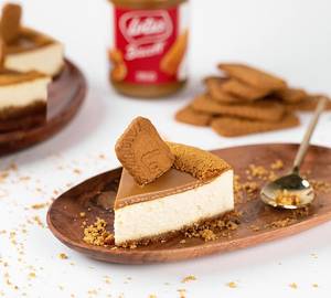 Lotus Biscoff New York Cheesecake Slice