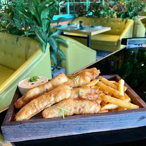 Batter Fried Fish And Chips
