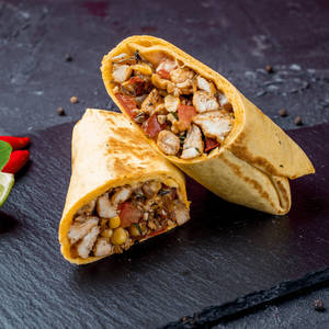 Chilli Chicken Kathi Roll