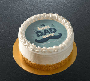 Best Dad Ever Poster Cake