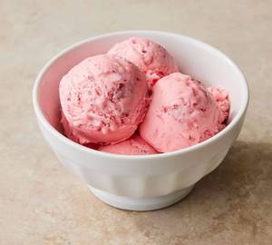 Ice cream scoop strawberry